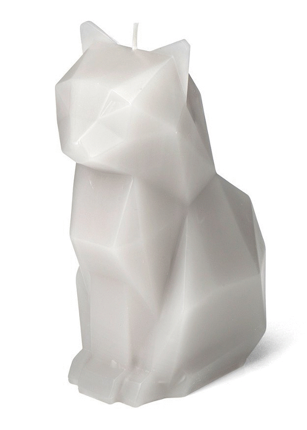 Vela de gato a esqueleto de gato, $34.00