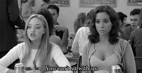 When you're the only two sitting at your table, but don't want anyone else to join you.
