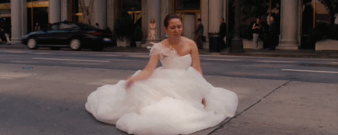 "If you need to wear Spanx or shapewear under your wedding dress, get one with a pee hole." —Bethany Wright (Facebook)