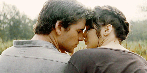 And, when she got to kiss Gale (Liam Hemsworth), too. You lucky girl, you!