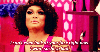 Sashay away. To the fridge. Again.