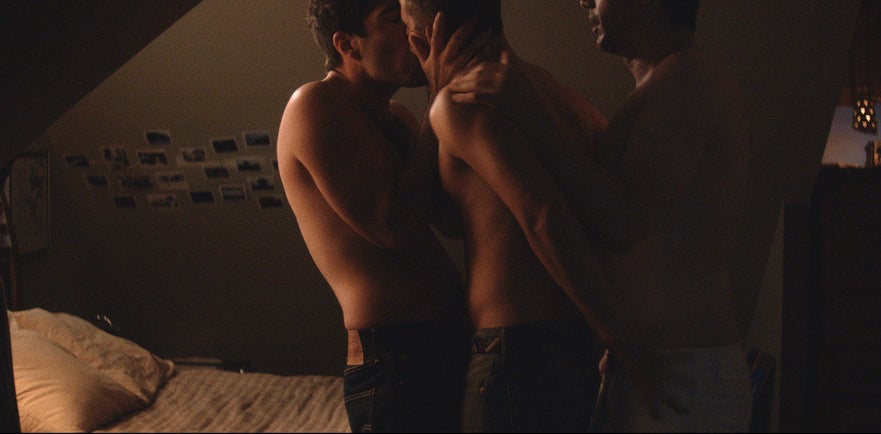 Zachary Quinto, Charlie Carver, and James Franco in I Am Michael