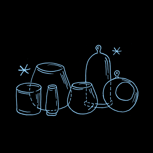 Choose a pretty glass for your new plant, any & all shapes are welcomed!