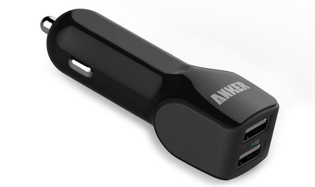 Power your tablet and phone quickly with Anker's 2-Port Rapid USB Car Charger.