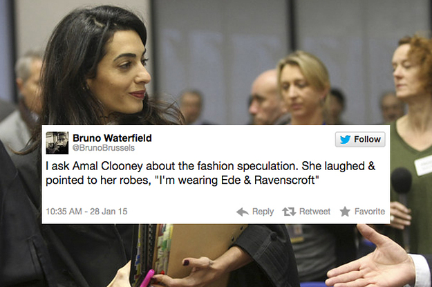 Amal Clooney Had A Perfect Response To A Question About 