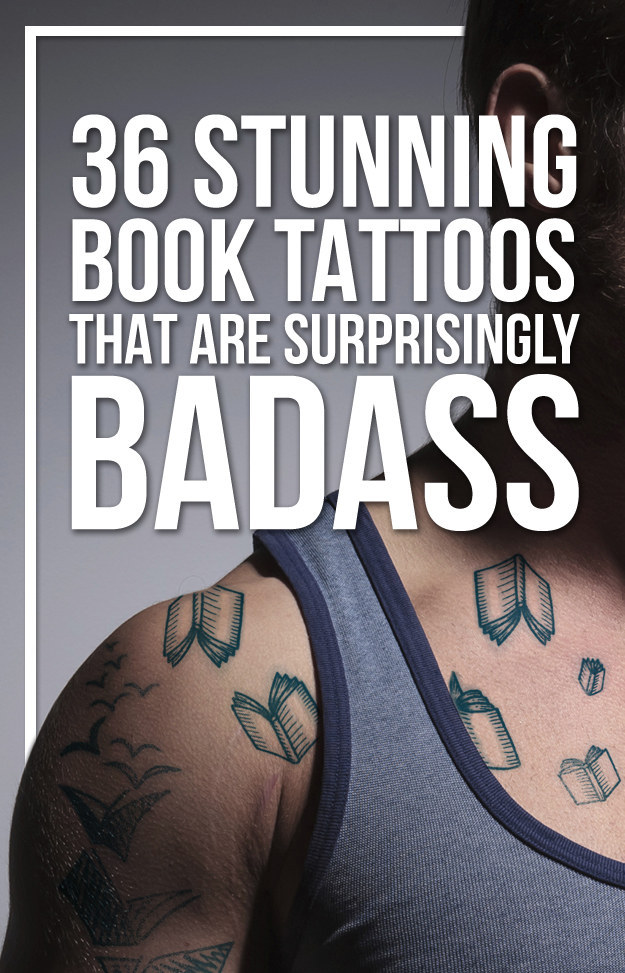 Minimalist Book Temporary Tattoo Set of 3  Small Tattoos