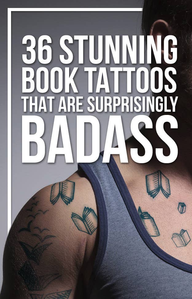 36 Stunning Book Tattoos That Are Surprisingly Badass
