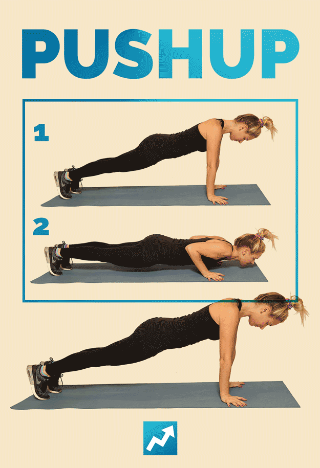 If you start today and do it every day, within a year you will be shocked at how many push-ups you can do. Get instructions for good form here.