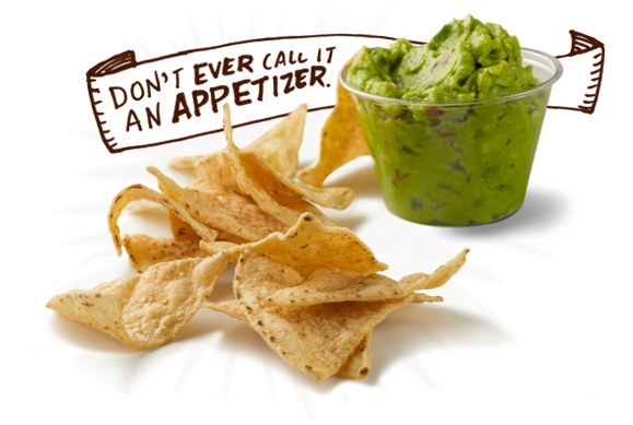 "The guac is extra." NOT TODAY!