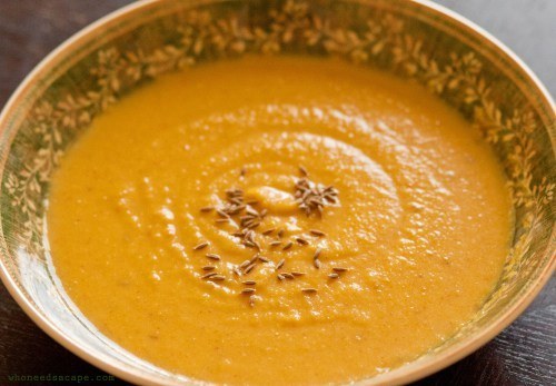 Spicy Parsnip Soup from Who Needs a Cape?