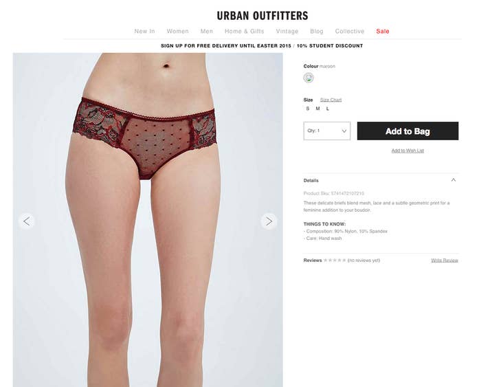This Urban Outfitters Photo Has Been Banned For Its Harmful Thigh-Gap
