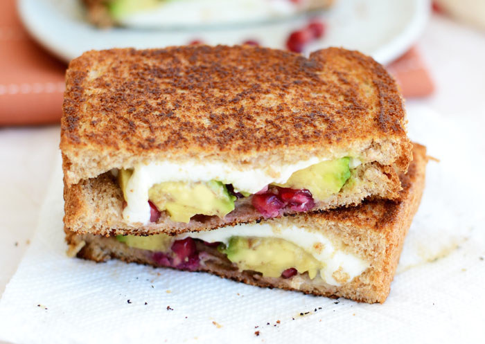 Need something to pair that soup with? What better than a grilled goat cheese sandwich? Click here for the recipe.
