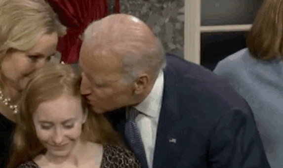 Joe Biden Had The Most Awkward Interaction With A Senator's Daughter