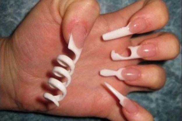 Is This The Worst Nail Trend Ever? | Bad nails, Nails, Flare nails