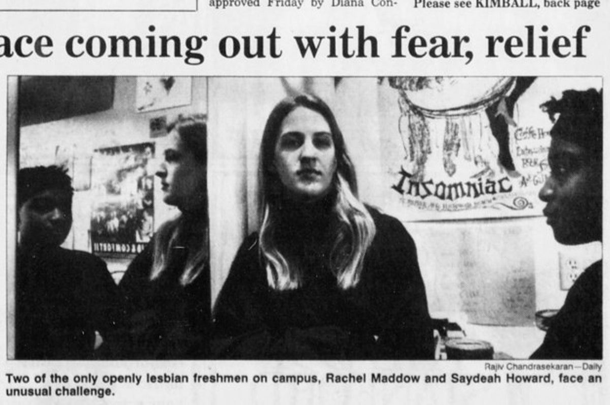 When 17-Year-Old Rachel Maddow Came Out Publicly In Her College Newspaper