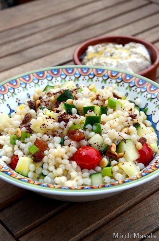 Ensalada de cuscús con sabor a limón