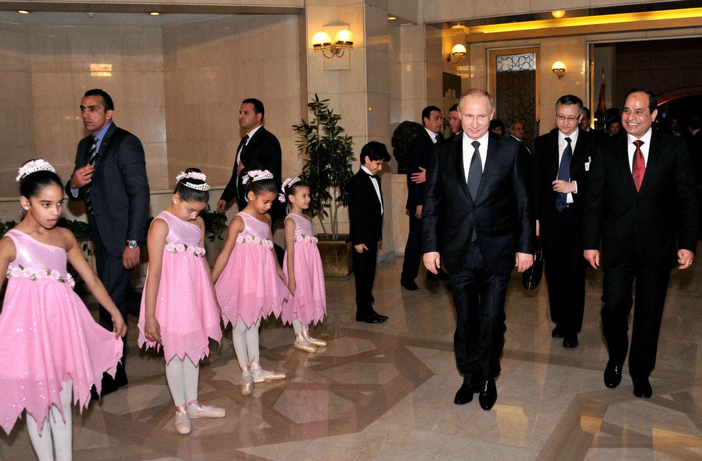 Egypt Plays Russian National Anthem
