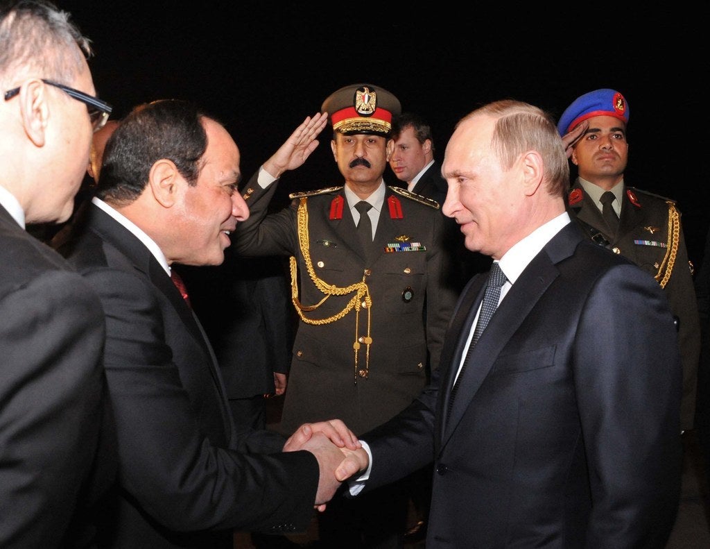 Egypt Plays Russian National Anthem
