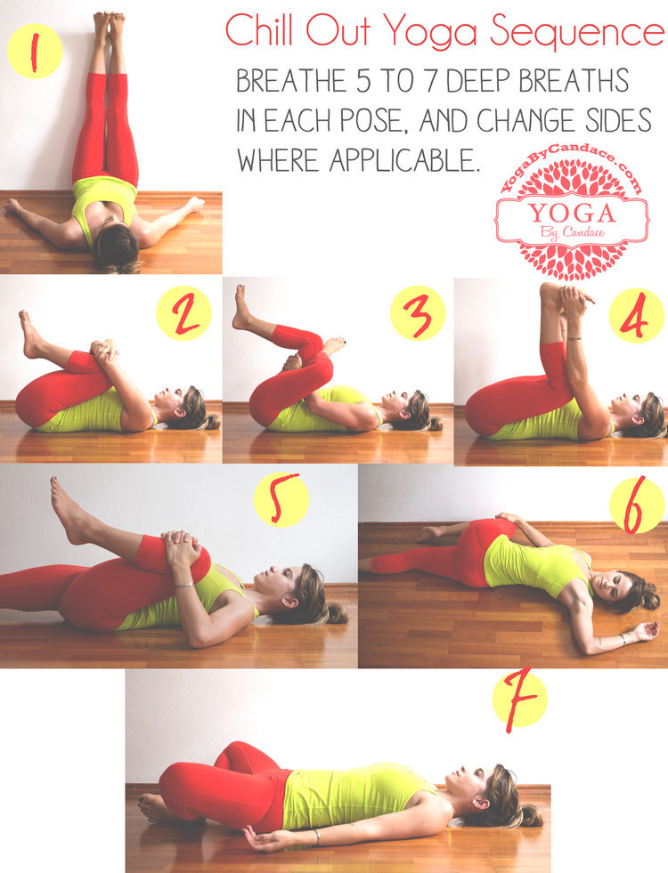 Managing stress and recovering from workouts are important parts of fitness, so chill out with relaxing poses from Yoga by Candace.