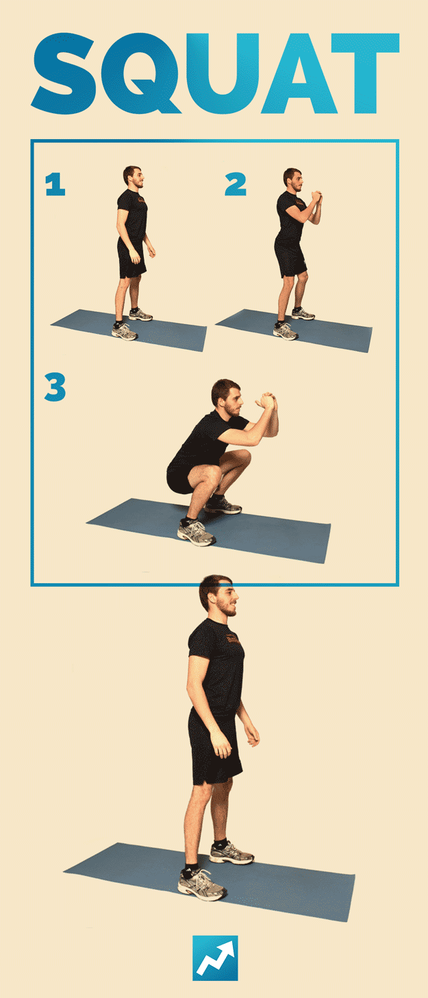 Mastering the squat means mastering an epically effective lower body movement. For technique and instructions, check our roundup of bodyweight movements.