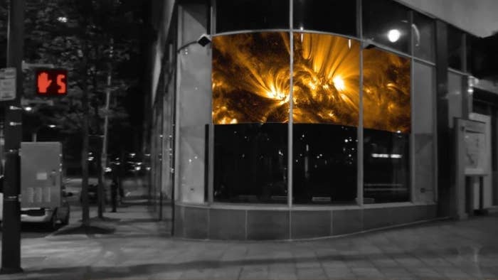 The observatory actually records the images using binary code (or that series of zeros and ones you may have seen). Then a computer program converts that into black-and-white photos, which are then colorized to be as realistic as possible.