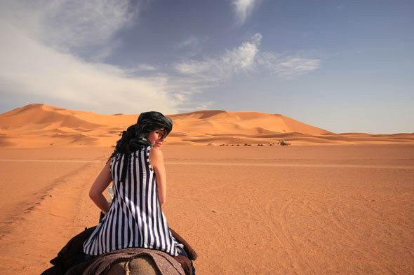 There’s nothing like watching the stars in the Sahara desert. Discover the splendor of the Erg Chebbi dunes on a camel ride through Merzouga. Stay the night at the traditional Berber tents while enjoying the desert skies. Bring some of the desert's heat into your relationship.