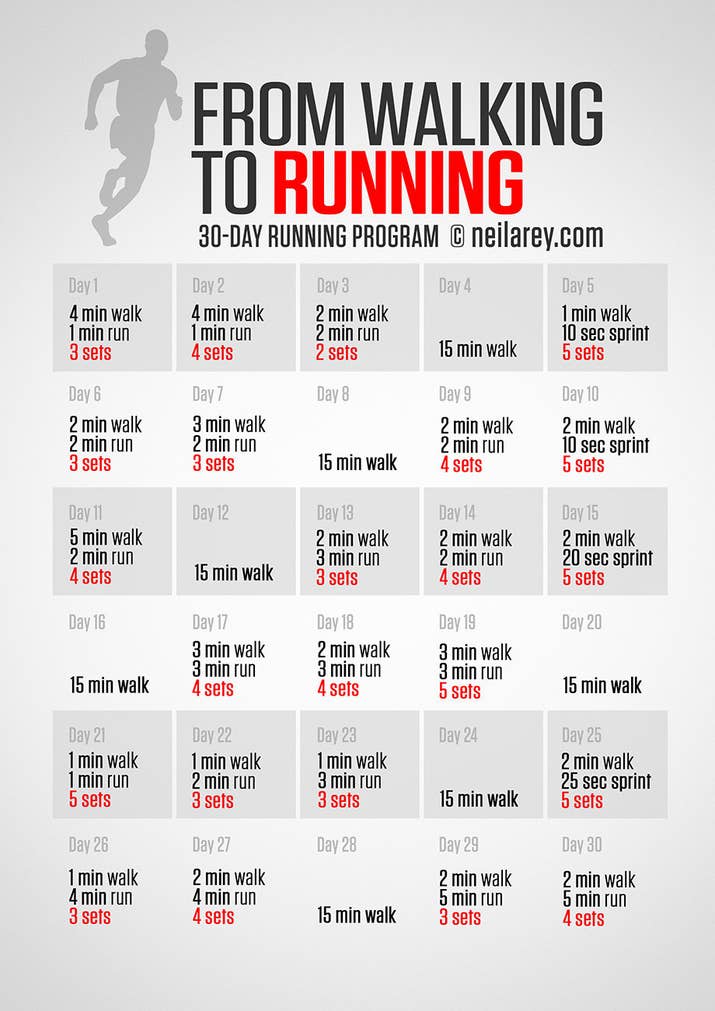You actually can run for 30 minutes straight thanks to this step-by-step plan from Neila Ray!