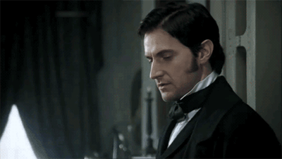 Don’t worry, it’s the Victorian era. He can’t put on any James Blunt.