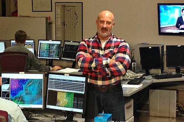 Twitter Swoons As Jim Cantore Turns Into A Lumbersexual God