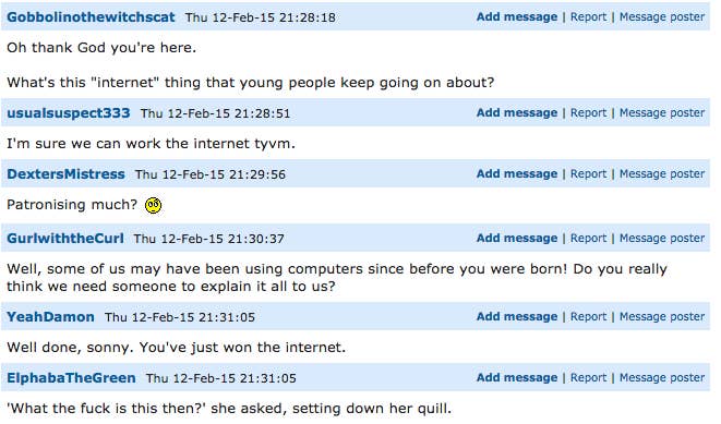 A Man Went On Mumsnet To Explain The Internet And Got Completely Owned A Man Went On Mumsnet To Explain The Internet And Got Completely Owned