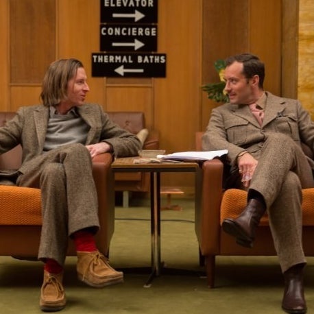 Wes Anderson and Jude Law