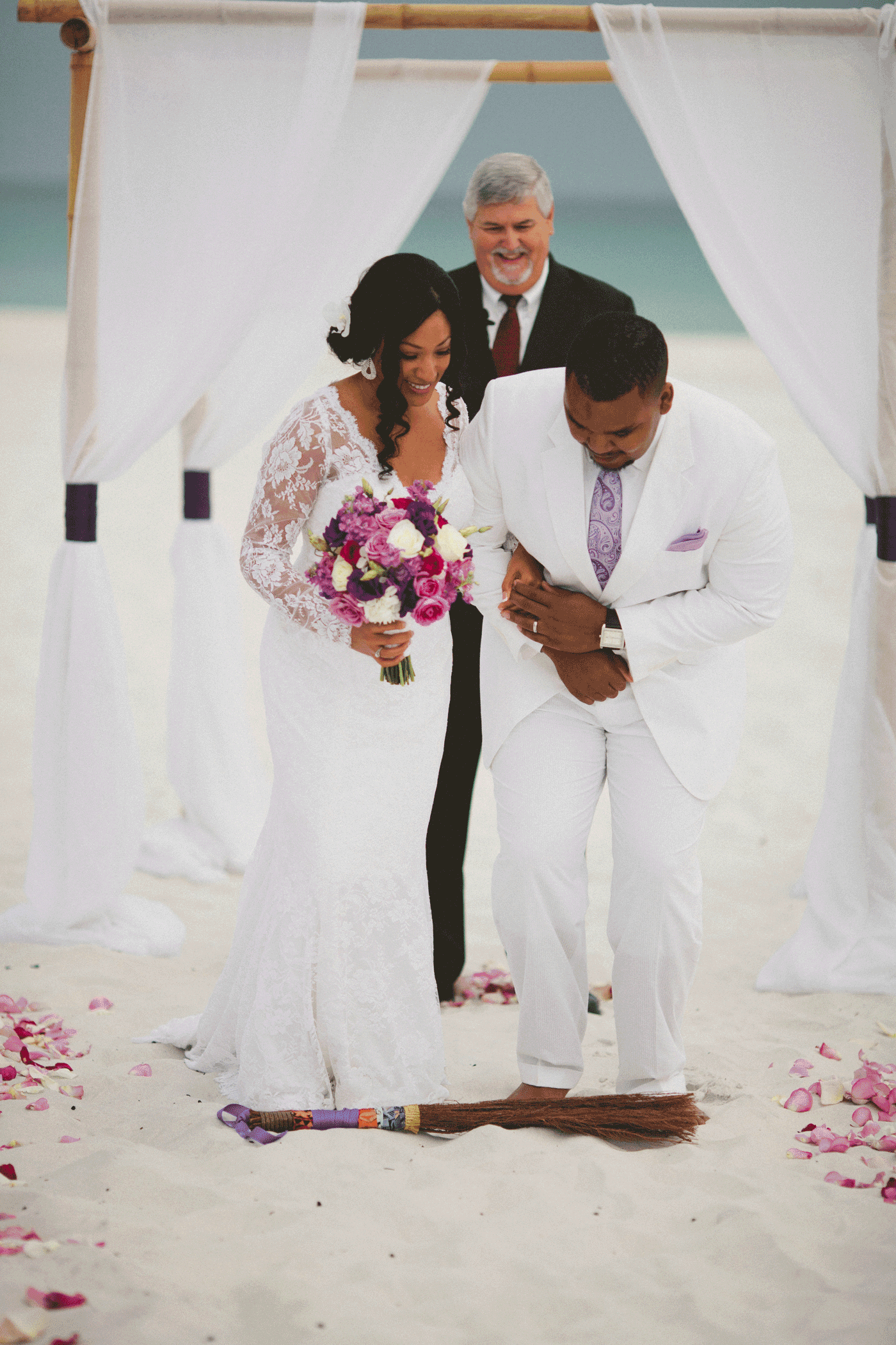 24 Couples Who Honored Their History And Jumped The Broom