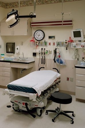 A room at Mount Carmel East Hospital