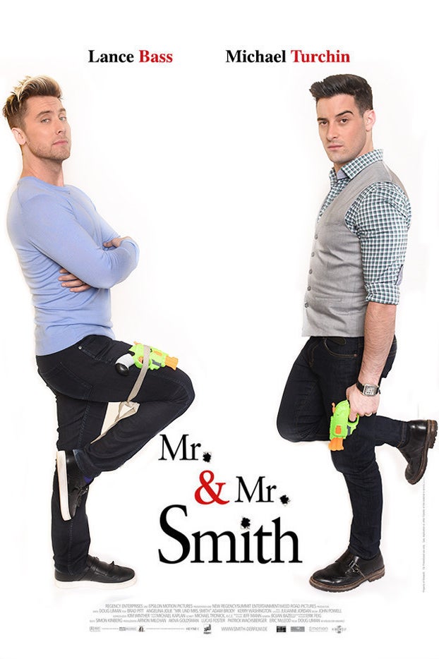 Lance Bass And Michael Turchin Re-Create 8 Romantic Comedy Covers