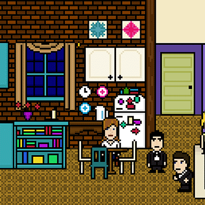 The Greatest Moments From Friends As 8-Bit GIFs