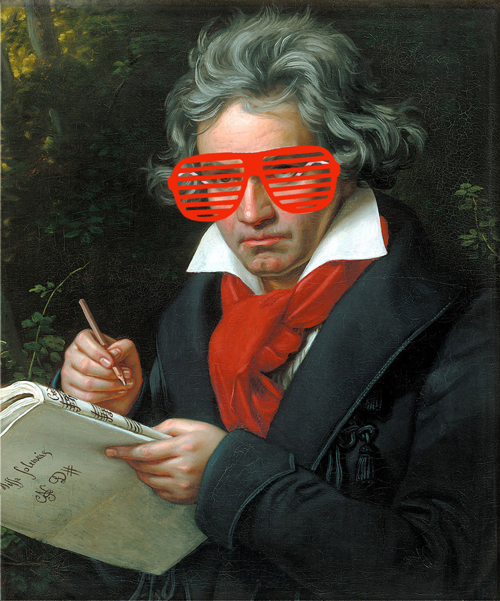 Beethoven definitely had a touch of the "Resting Kanye Face" and was famous for his grumpy demeanour. Items on his list of top ten most hated things included authority figures and people who talked during his performances. Oh and if you were doubting the parallels between Kanye and Beethoven, you should probably listen to this work of delightful mash-up genius.