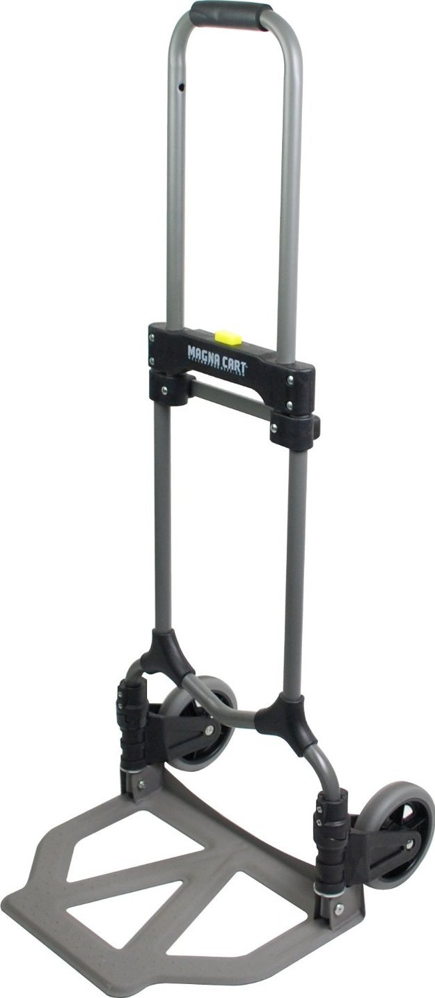 Use the Magna Cart Hand Truck whenever you have boxes that need moving, and when you're done you can just fold it up and tuck it away.