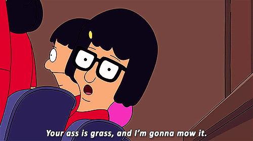 Confidence, poise, puns; Tina's the full package. Plus, I bet she'd make a great wingwoman, and won't ever try to steal your man — we all know her heart really belongs to Jimmy Jr.