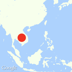 Map of Phnom Penh, Cambodia