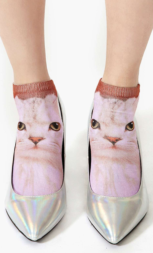 17 Pairs Of Cat-Themed Socks You Need Right Meow