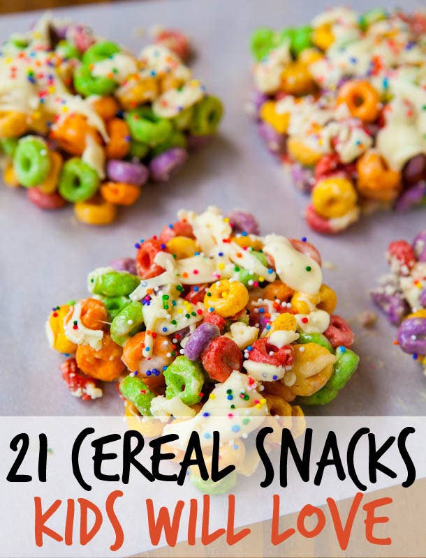 21 Fun And Easy Treats You Can Make With Cereal