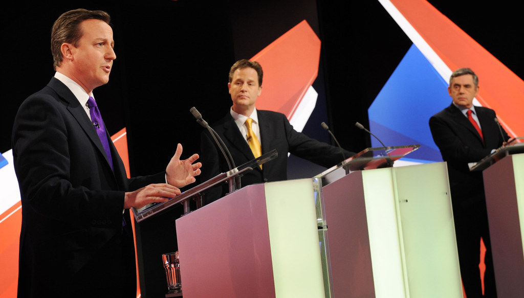 How the 2010 debates looked.