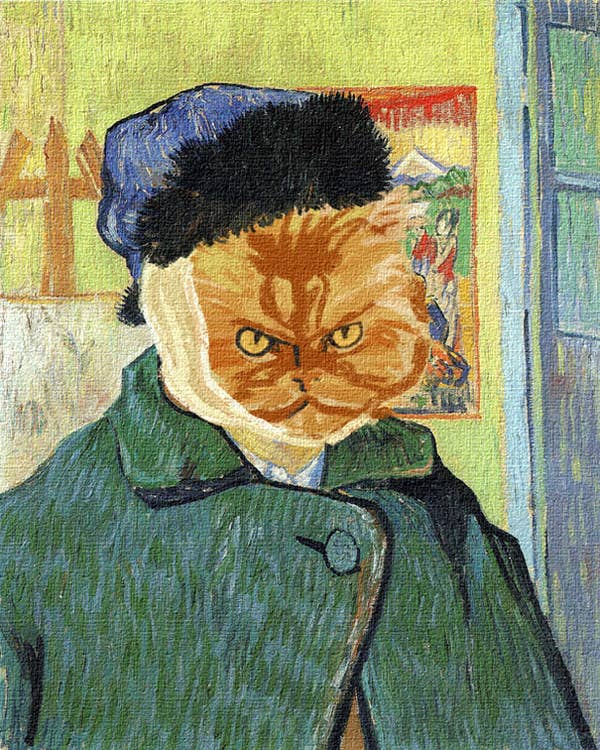 12 Internet Cats If They Were Famous Paintings