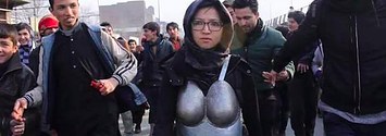 Afghanistan: Woman wears metal underwear to protest against sexual