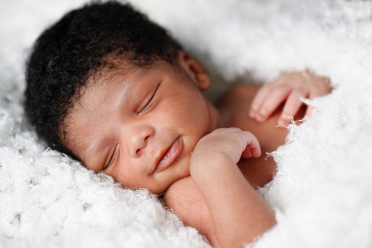 By four months old, babies need 10-12 total hours of sleep per night–but good luck getting them all in a row!