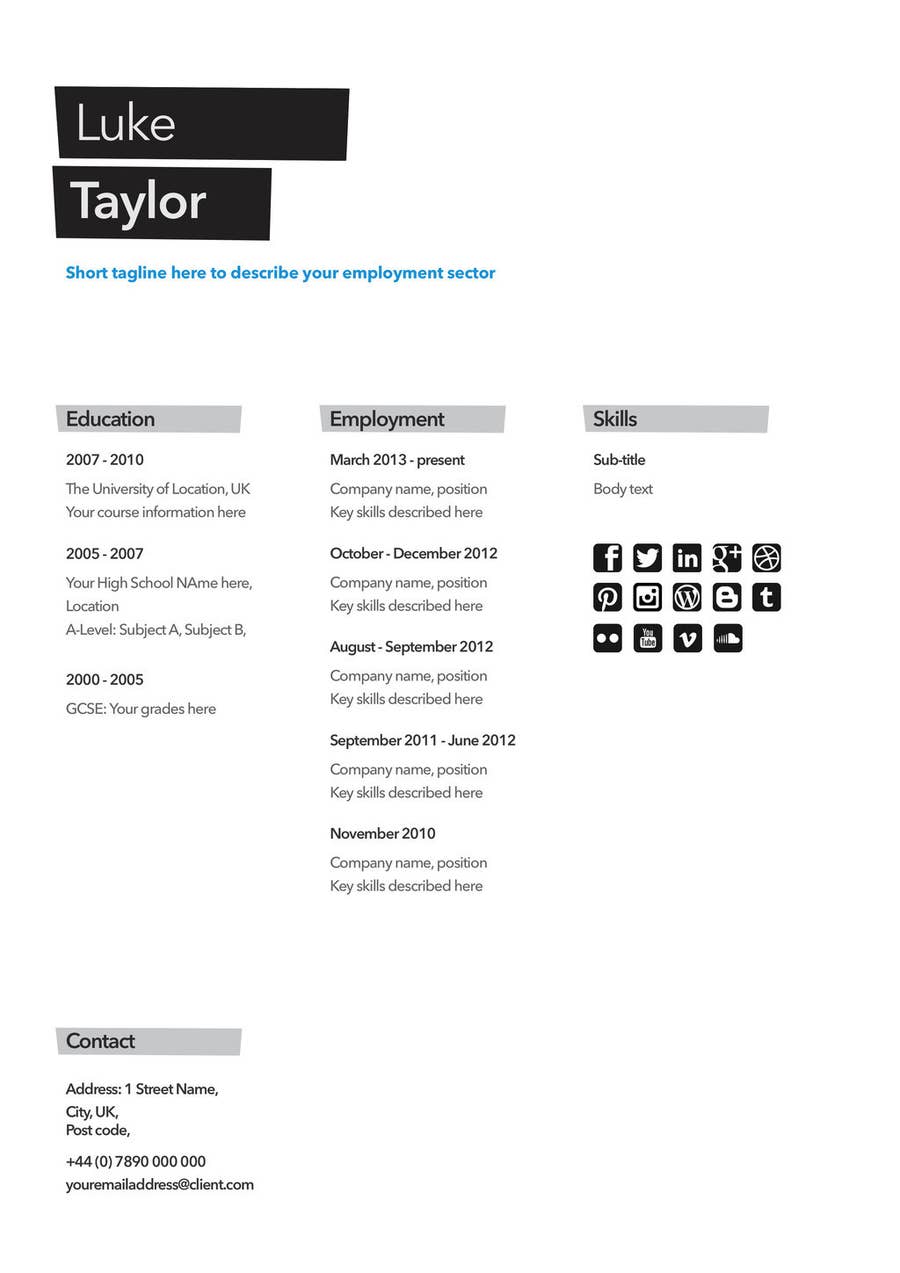 21 Free Resume Designs Every Job Hunter Needs