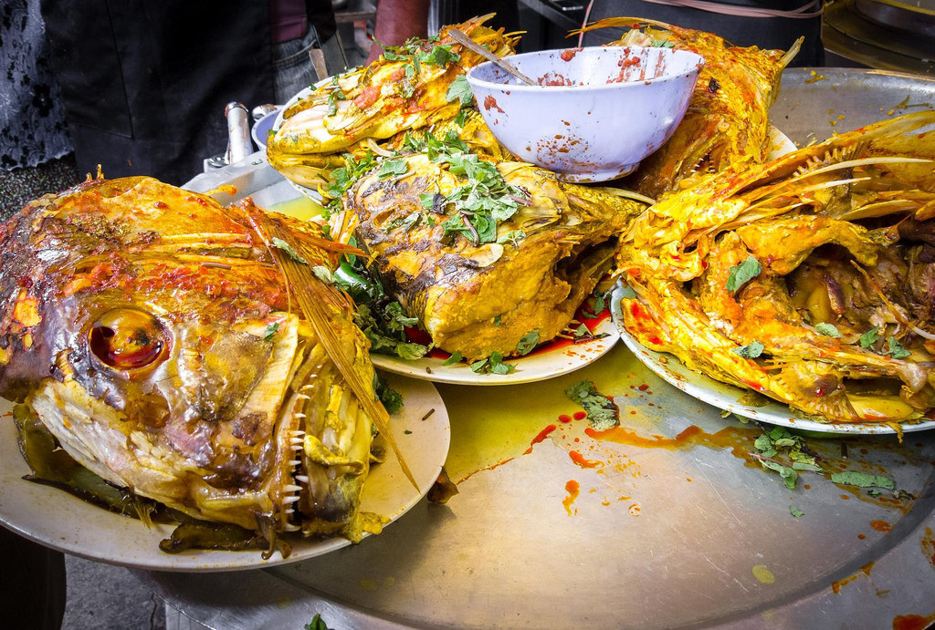 Fish head curry.