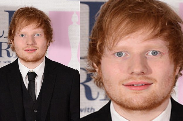 Ed Sheeran Has The Most Intense Red Carpet Face