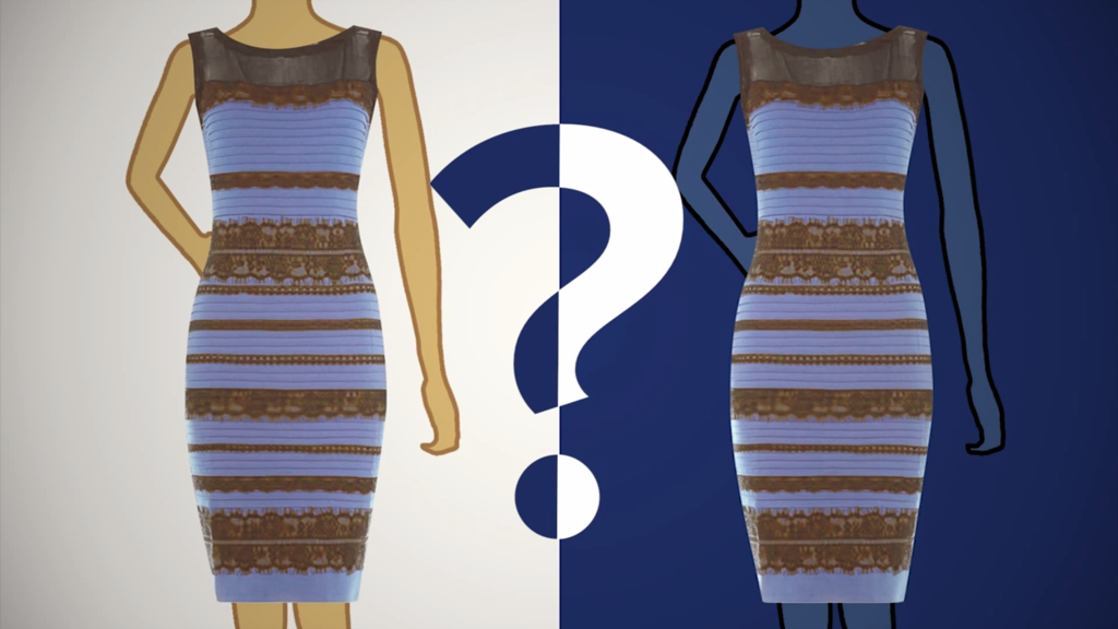 How To See Both Ways Colour The Gold White Dress Blue Dress Illusion  Explained