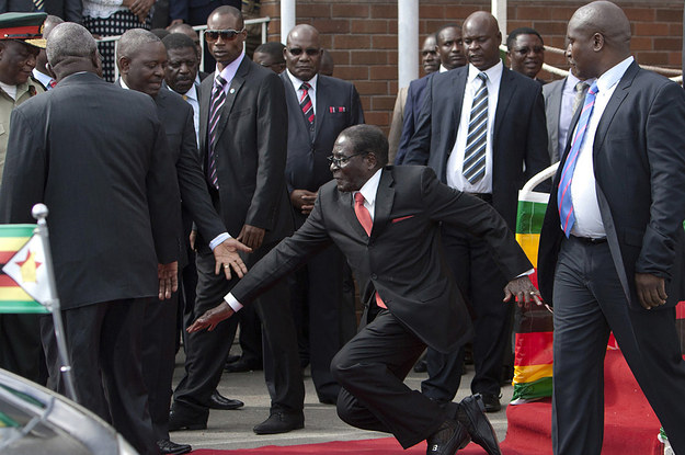 Robert Mugabe Tripped And The Internet Made The Best Meme Ever